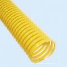 Шланг ПВХ спиральный всасывающий желтый 2